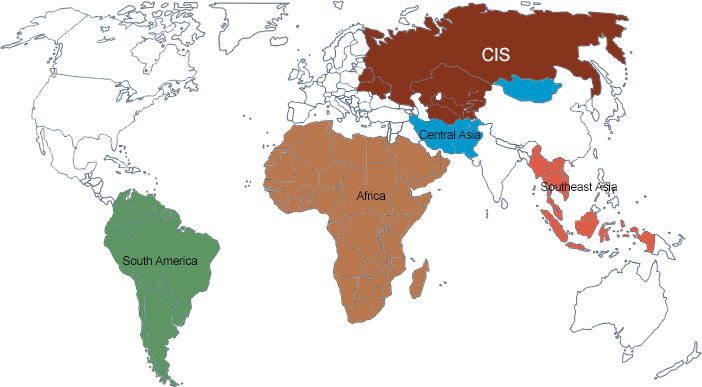 Skech of overseas market